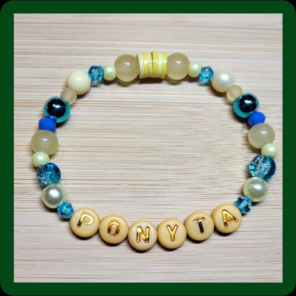 Shiny Ponyta- Pokemon Friendship Bracelet, Size 6"
